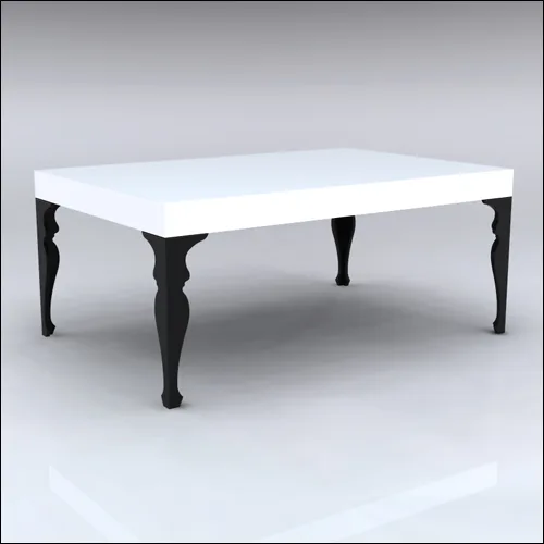 4x6x30-Neo-Baroque Table-BLKWHT-001