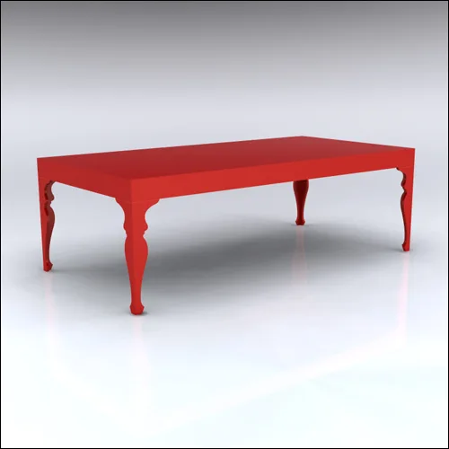 4x8x30-Neo-Baroque Table-RED-001