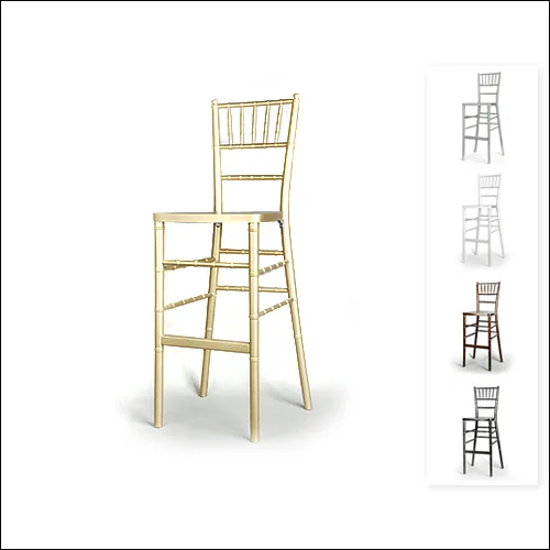 Chivari Bar Height Chair F-S-C-006-GLD
