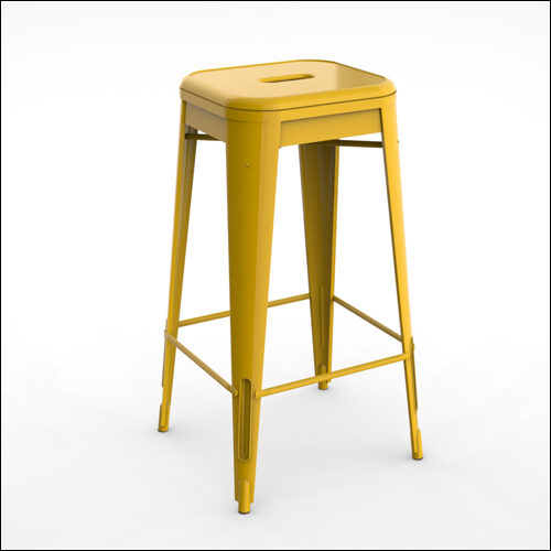 Metal-Stool-YELLOW-001A
