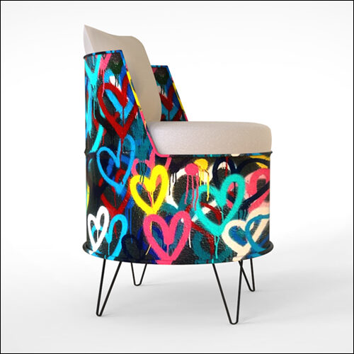URBANITE-METAL-DRUM-LOUNGER-HEARTS-BLUE-001H