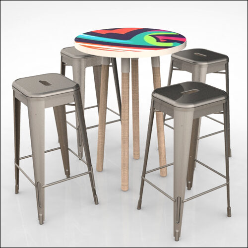 PEGGY-HI-Cocktail-Table-W-GRAFFITI-ASTRATTA-TOP-001H
