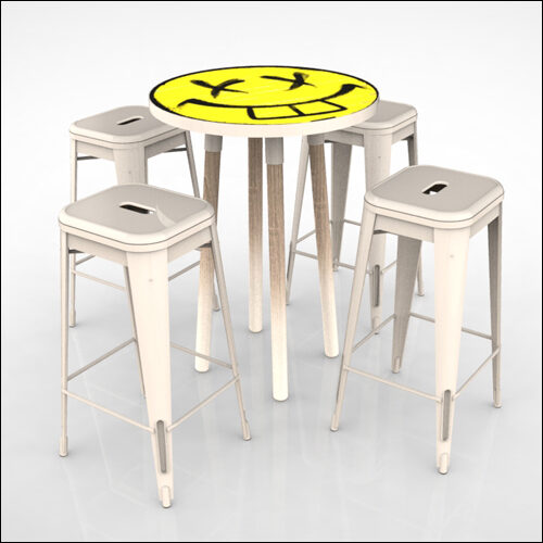 PEGGY-HI-Cocktail-Table-W-GRAFFITI-TOP-W-WEATHERED-OAK-LEGS-001C