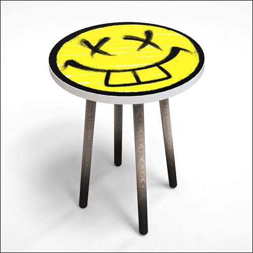 PEGGY-HI-Cocktail-Table-W-GRAFFITI-TOP-W-WEATHERED-OAK-LEGS-001H