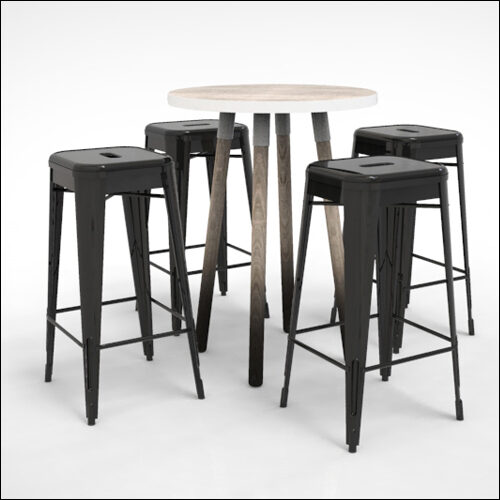 PEGGY-HI-Cocktail-Table-WEATHERED-OAK-TOP-BLK-OMBRE LEGS-001C