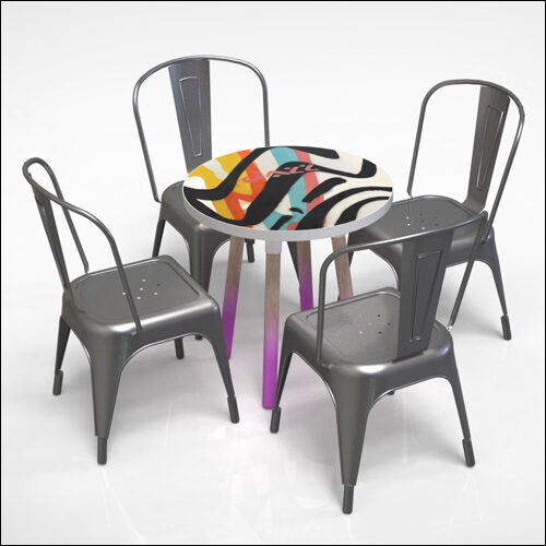 PEGGY-LO-Table-W-GRAFF-TOP-ASTRATTA-W-WEATH-OAK-LEGS-001O